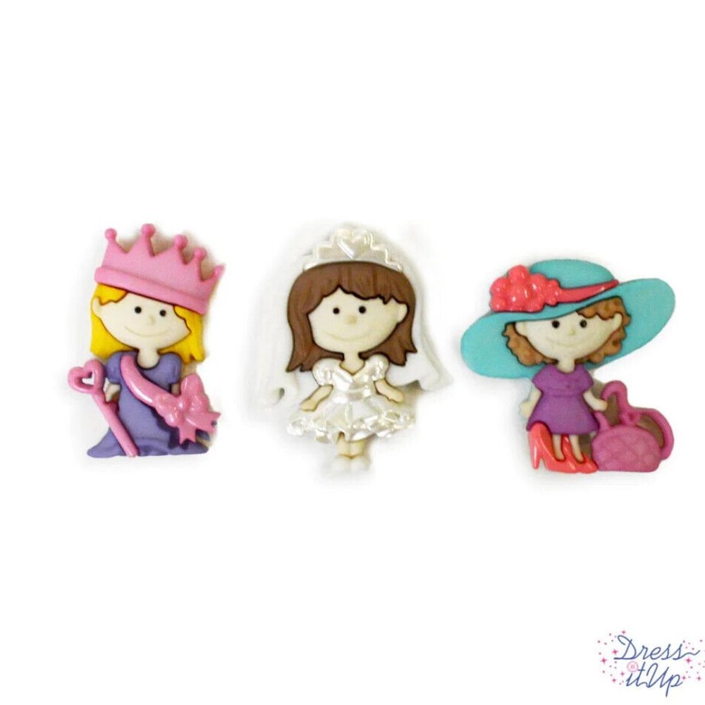 When She Grows Up - Dress It Up Buttons Jesse James